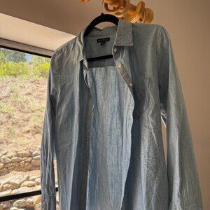 J. CREW MERCANTILE | Women's Long-Sleeve Cotton Button-Down, Size Medium (M)